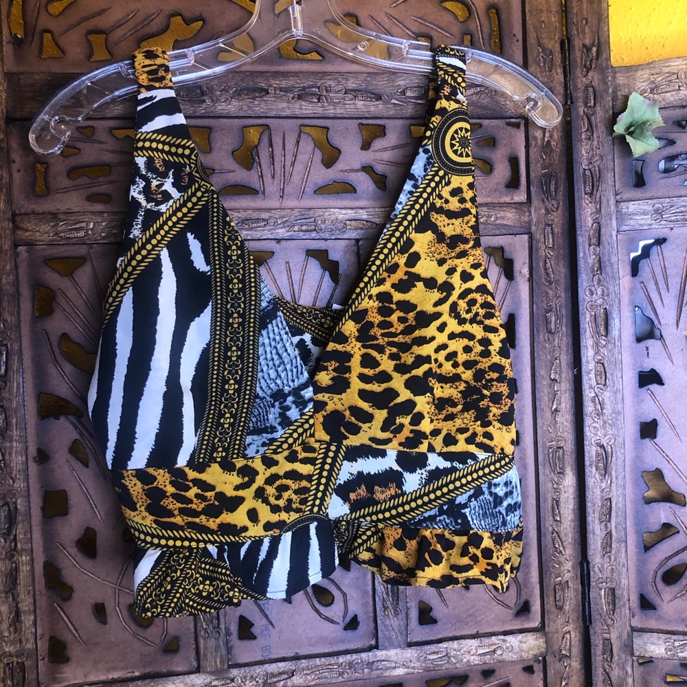 Jungle Print Crop Top